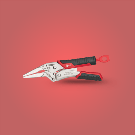 Milwaukee Pliers Milwaukee 152mm Torque Lock Long Nose Locking Pliers - 48223406