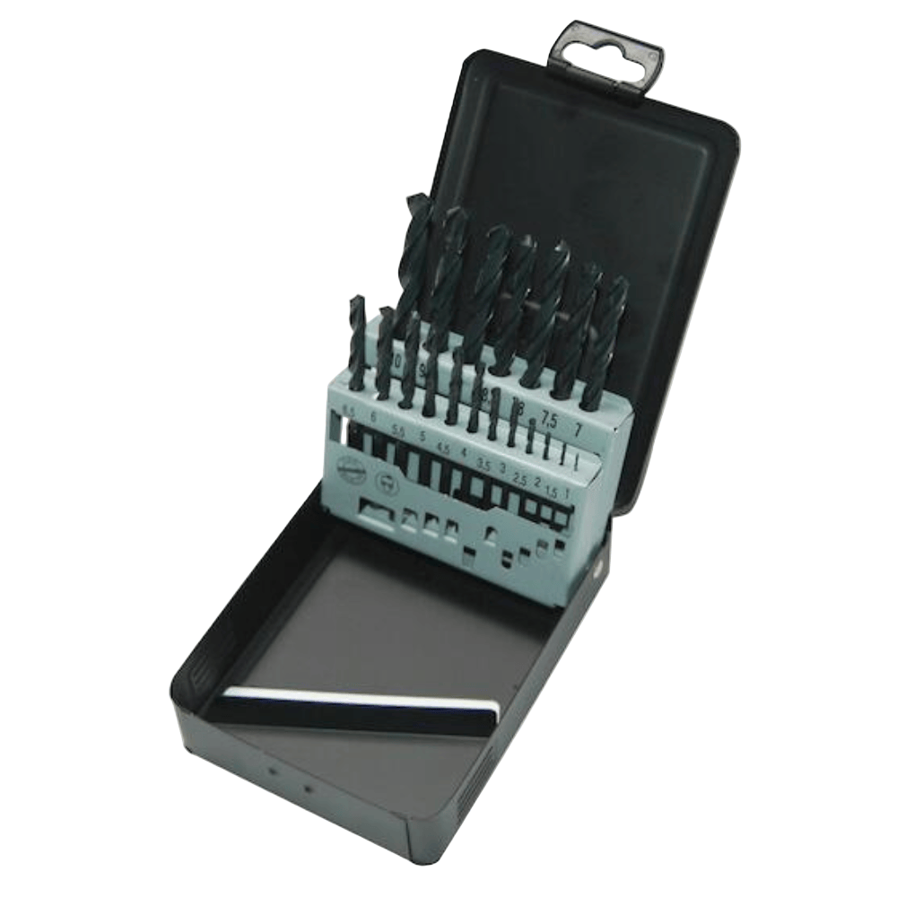 Milwaukee Drill Bits Milwaukee 19 Pieces HSS-R Metal Drill Bit Set In Metal Case - 4932352468