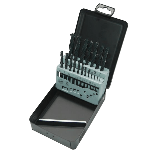 Milwaukee Drill Bits Milwaukee 19 Pieces HSS-R Metal Drill Bit Set In Metal Case - 4932352468
