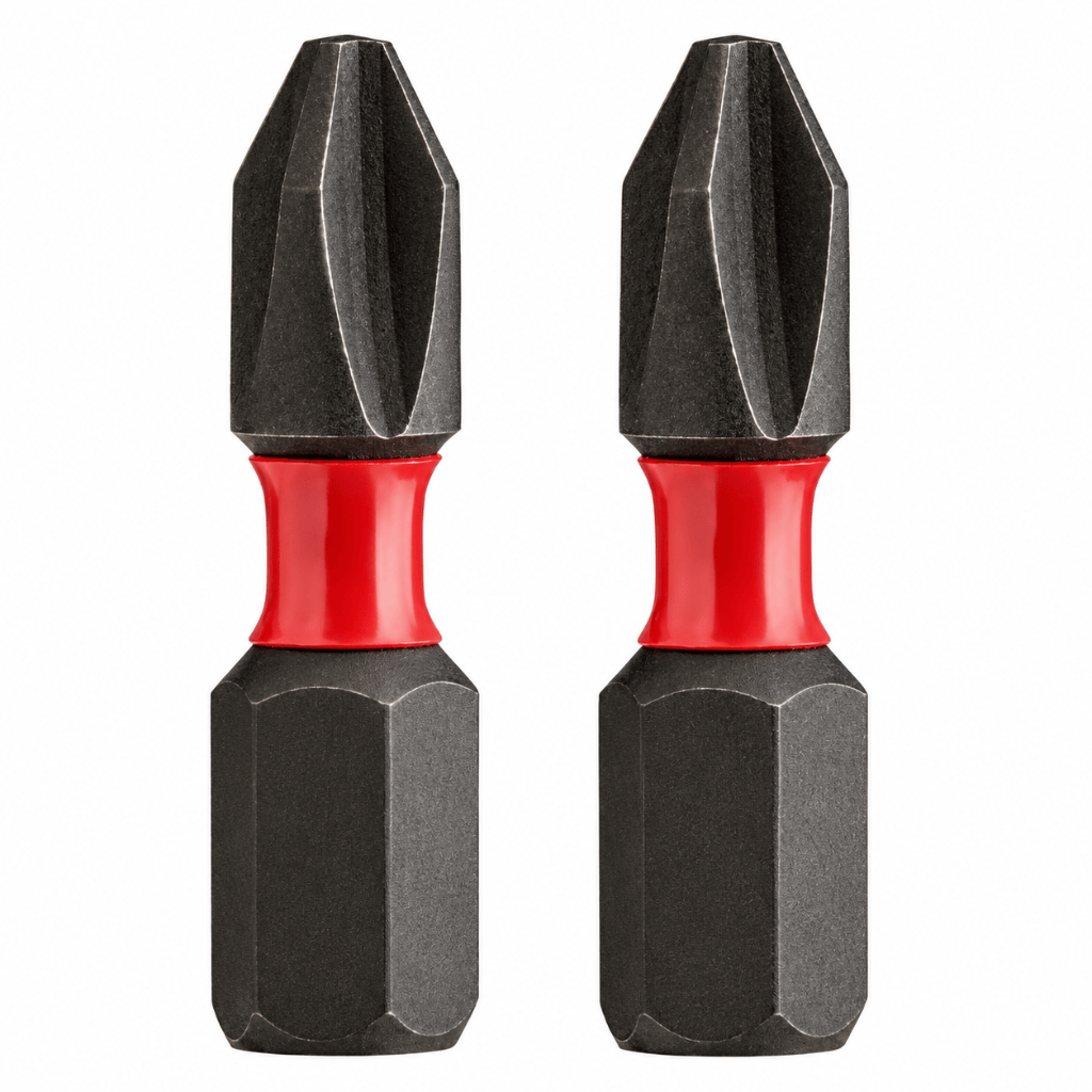 Milwaukee Screwdriver Bits Milwaukee 2 Pieces Shockwave Impact Duty Screwdriver Bit Set PH1 25MM - 4932430850