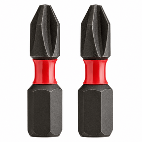 Milwaukee Screwdriver Bits Milwaukee 2 Pieces Shockwave Impact Duty Screwdriver Bit Set PH1 25MM - 4932430850