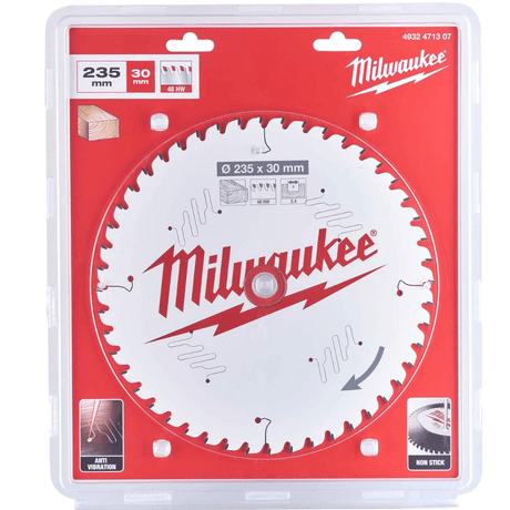 Milwaukee Saw Blades Milwaukee 235mm Circular Saw Blade for Wood - 4932471307