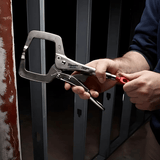 Milwaukee Pliers Milwaukee 280mm Torque Lock C-Clamp Swivel Jaws Locking Pliers  - 48223521