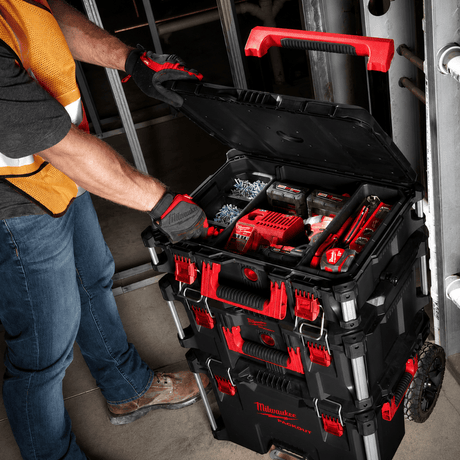 Milwaukee Tool Boxes Bags & Belts Milwaukee 3 Pieces Packout Organizer Set – 4932464244