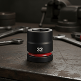 Milwaukee Sockets & Hex Keys Milwaukee 32mm (1") Shockwave Impact Drive Socket - 4932480410
