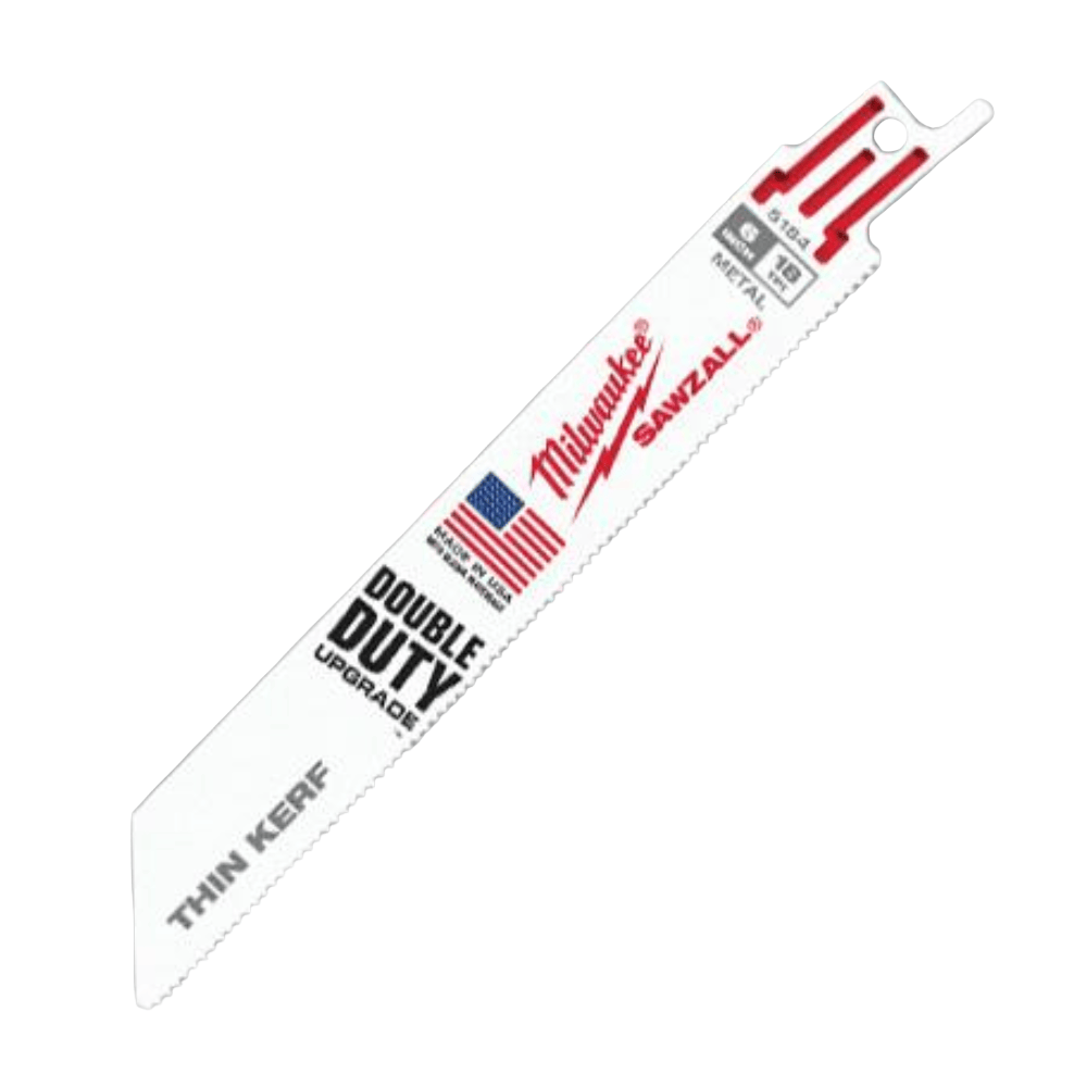 Milwaukee Hand Saws & Cutting Tools Milwaukee 5 Pieces 6" 18 Wood Reciprocating Saw Blade - 48-00-5184
