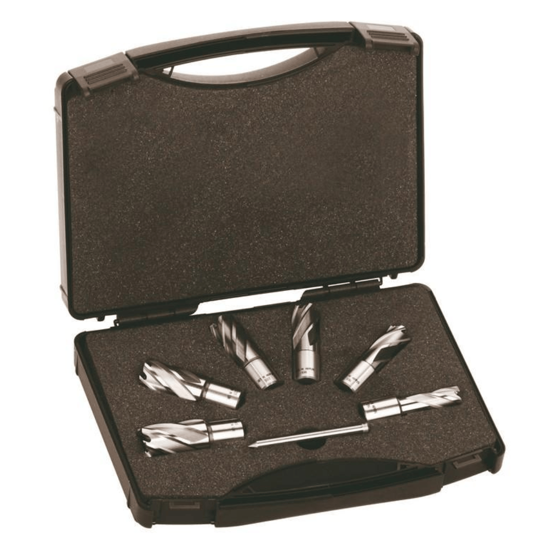 Milwaukee Hand Saws & Cutting Tools Milwaukee 6 Pieces Annular Cutter With Ejector Pin Weldon - 4932372533