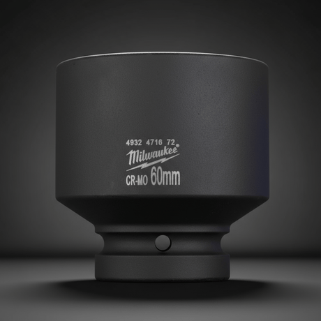 Milwaukee Hole Saws & Cores Milwaukee 60mm (1") Shockwave Drive Impact Socket - 4932471672