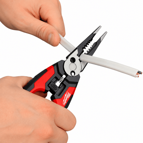 Milwaukee Pliers Milwaukee 7" Wire Stripping Long Nose Plier - 48229069