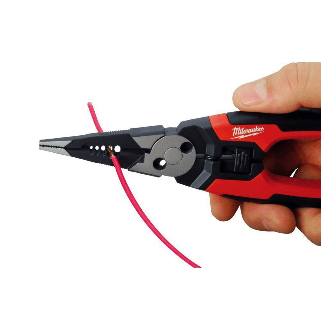 Milwaukee Pliers Milwaukee 7" Wire Stripping Long Nose Plier - 48229069