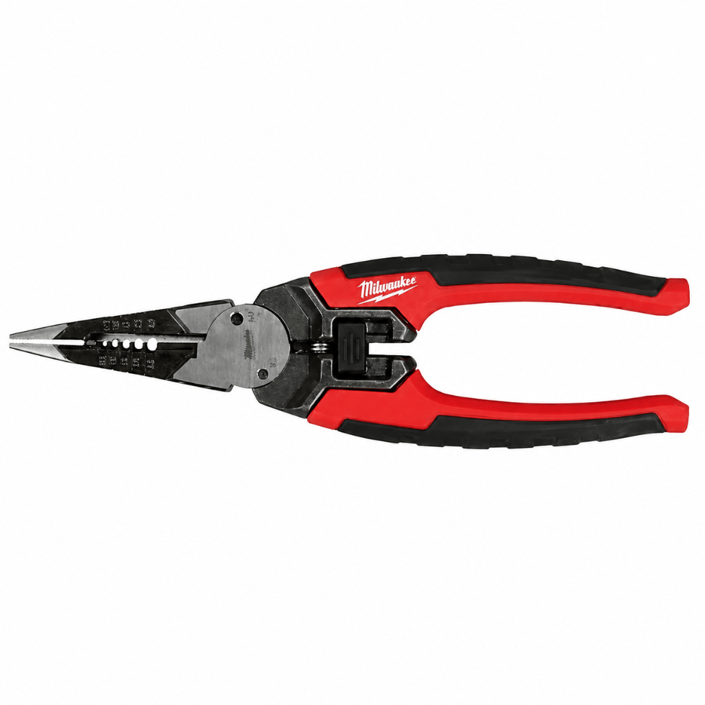 Milwaukee Pliers Milwaukee 7" Wire Stripping Long Nose Plier - 48229069