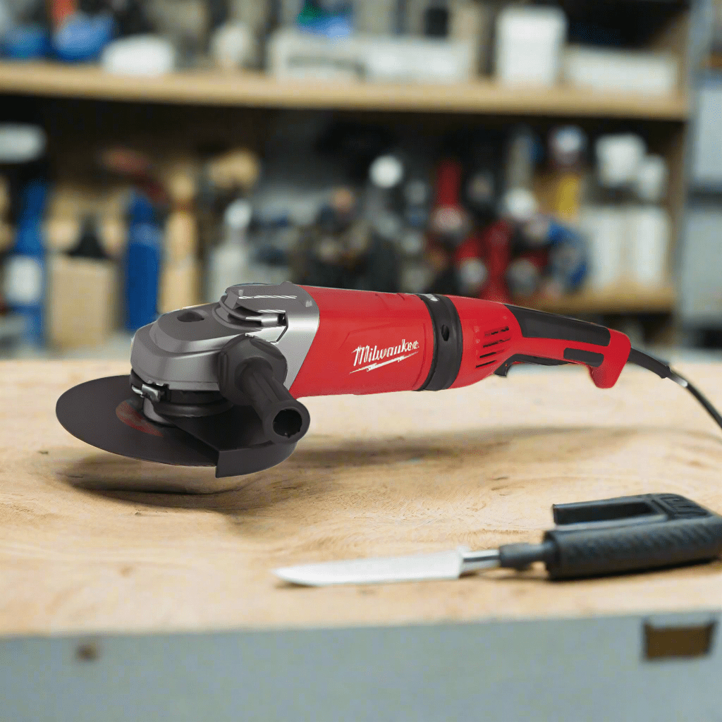 Milwaukee Grinder Milwaukee 9"/230mm Angle Grinder 2400W with AVS and Kickback Protection - AGVK 24-230 EK DMS