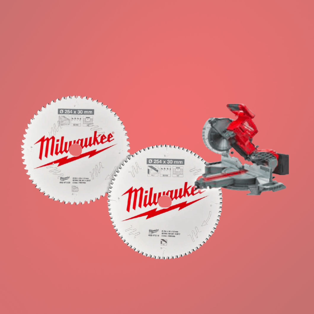 Milwaukee Grinding & Cutting Wheels Milwaukee Circular Saw Blade Twin Pack 254X60T/80T - 4932479576