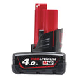 Milwaukee Batteries & Chargers Milwaukee M12™ 4.0 Ah Battery - M12 B4