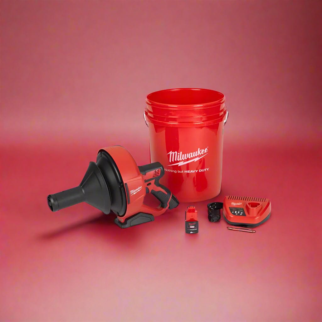 Milwaukee Industrial Cleaning Equipment Milwaukee M12™ Cordless 6mm Compact Drain Cleaner 12V - M12 BDC6-202C
