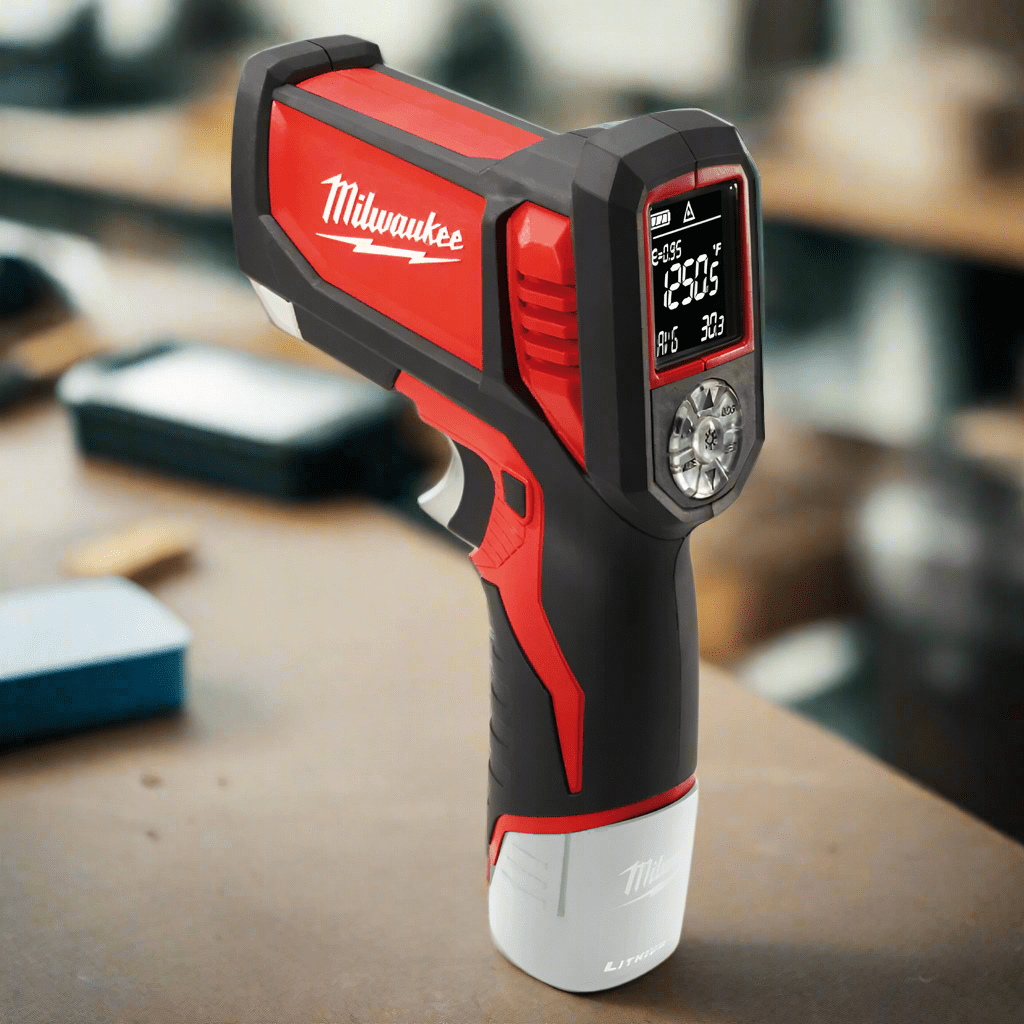 Milwaukee Laser Measure Milwaukee M12™ Cordless Electrician Laser Temperature Gun 12V - C12 LTGE-0