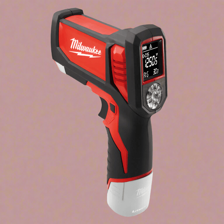 Milwaukee Laser Measure Milwaukee M12™ Cordless Electrician Laser Temperature Gun 12V - C12 LTGE-0
