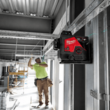 Milwaukee Laser Measure Milwaukee M12 Green 360° 3-Plane Laser Kit 12V - M123PLKIT-401P