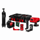 Milwaukee Laser Measure Milwaukee M12 Green 360° 3-Plane Laser Kit 12V - M123PLKIT-401P