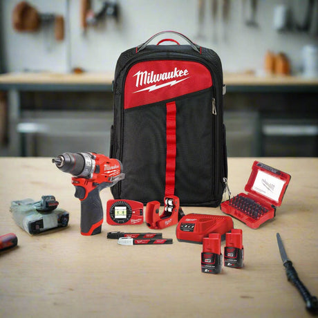 Milwaukee Tool Set Milwaukee M12™ Portable Productivity - Plumbing Tradesman Kit - M12 FPD-202XH