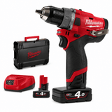 Milwaukee Drill Milwaukee M12 Sub Compact 2-Speed Percussion Drill Kit - M12FPD-402X