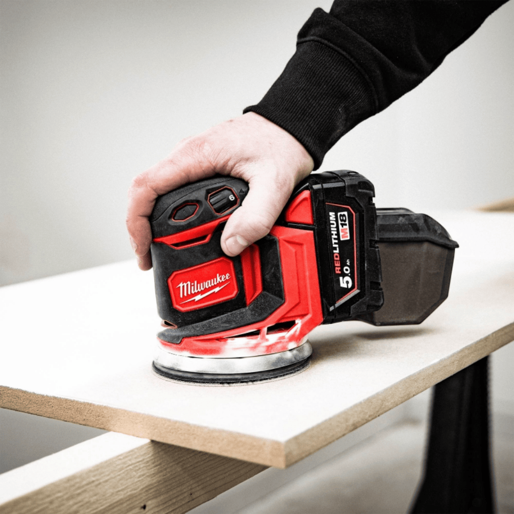 Milwaukee Sander Milwaukee M18 125mm Random Cordless Orbital Sander - M18BOS125-0