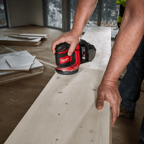 Milwaukee Sander Milwaukee M18 125mm Random Cordless Orbital Sander - M18BOS125-0