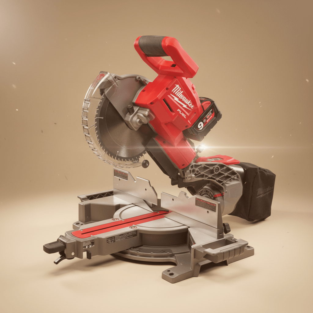 Milwaukee Bench & Stationary Tool Milwaukee M18 245mm Dual Bevel Sliding Compound Cordless Mitre Saw 18V - M18FMS254-0