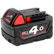 Milwaukee Batteries & Chargers Milwaukee M18™ 4.0 Ah Battery 18V - M18 B4