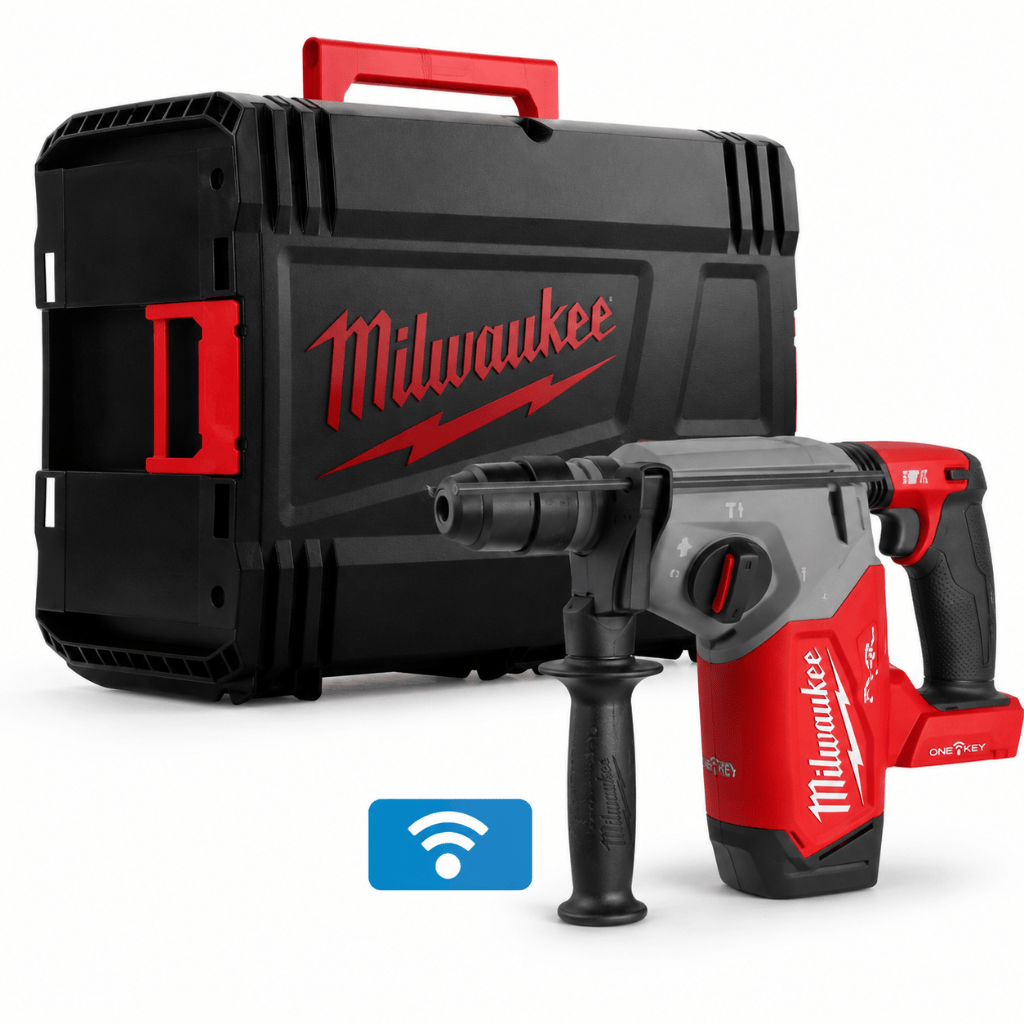 Milwaukee Drill Milwaukee M18 4 Mode SDS-Plus Cordless Rotary Hammer with Fixtec - M18ONEFHX-0X