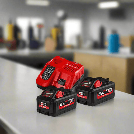 Milwaukee Batteries & Chargers Milwaukee M18™ 5.5Ah High Output NRG Battery Pack - M18HNRG-552
