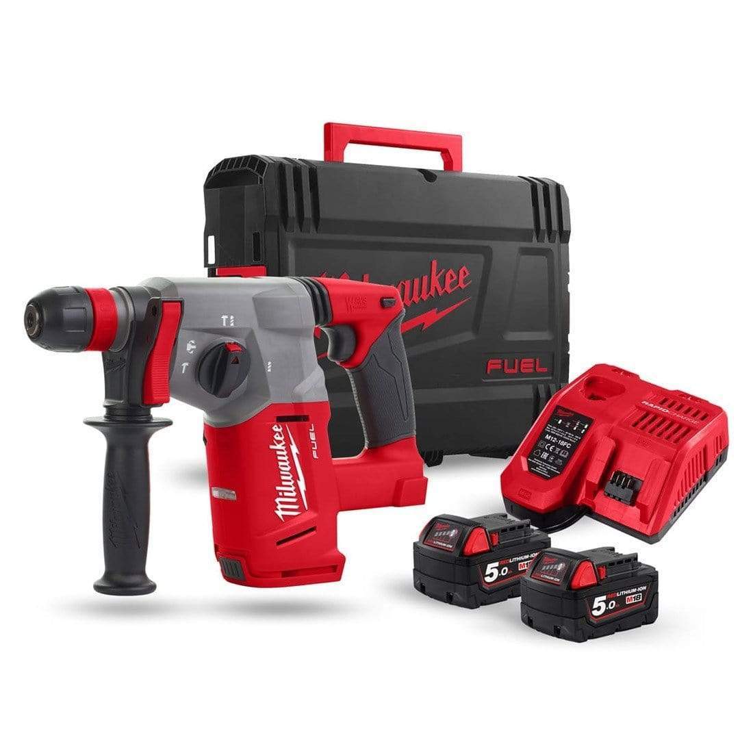 Milwaukee Drill Milwaukee M18 FUEL™ 4-Mode SDS-Plus Hammer With Fixtec™ Chuck 18V - M18 CHX-502X