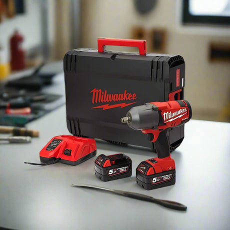 Milwaukee Impact Wrench & Driver Milwaukee M18 FUEL™  Cordless ½˝ High Torque Impact Wrench with Friction Ring 18V - M18 CHIWF12-502X