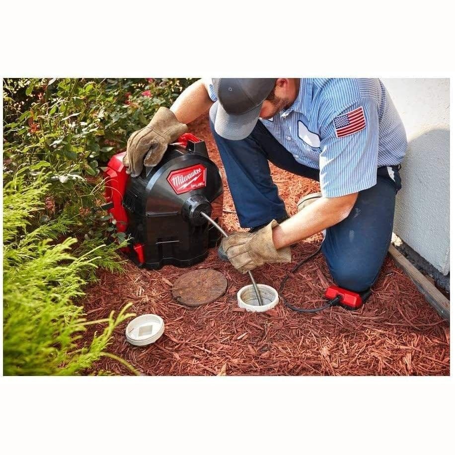 Milwaukee Industrial Cleaning Equipment Milwaukee M18 FUEL™ Free Standing Drain Cleaner 16mm 18V - M18 FFSDC16-502