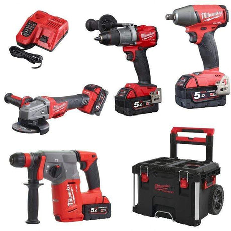 Milwaukee Power Tool Combo Kit Milwaukee M18 FUEL™ Powerpack Combo Kit - M18 FPP4A-503P