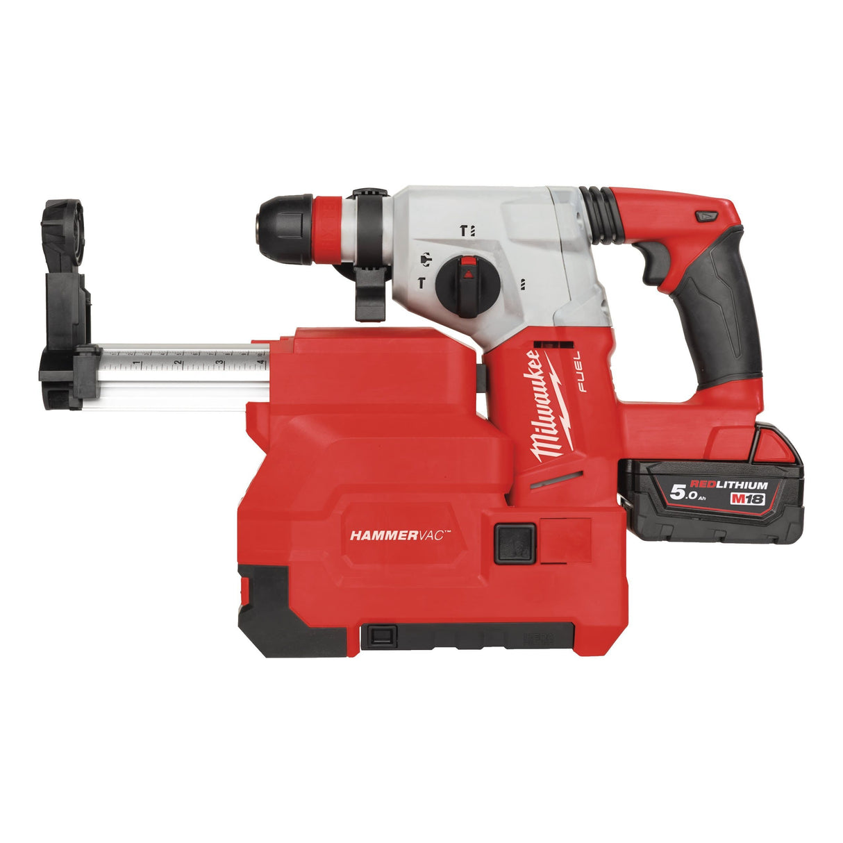 Milwaukee Drill Milwaukee M18 FUEL™ SDS-Plus Hammer with Dedicated Dust Extractor 18V - M18 CHXDE-502C