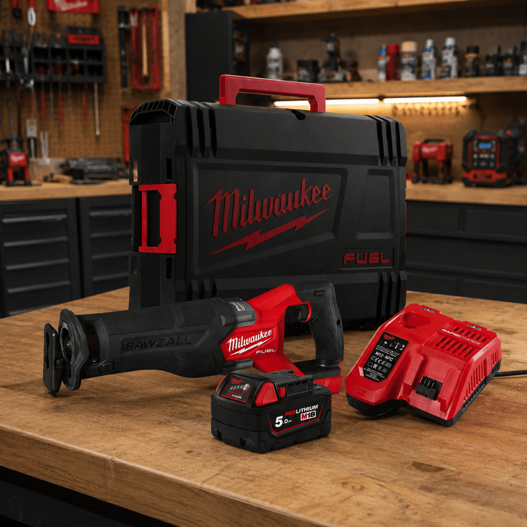 Milwaukee Reciprocating Saw Milwaukee M18 Sawzall Reciprocating Saw Kit with Fixtec - M18FSZ-502X