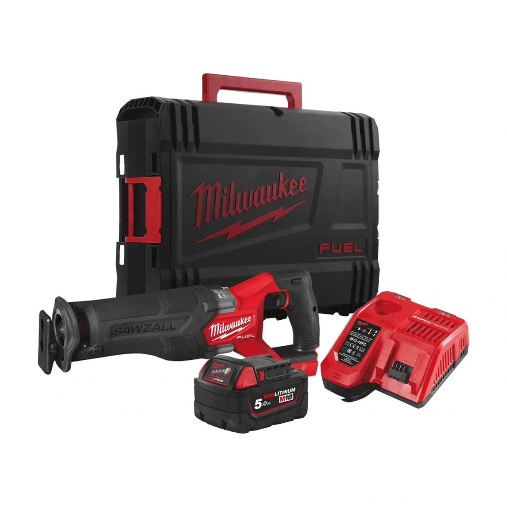 Milwaukee Reciprocating Saw Milwaukee M18 Sawzall Reciprocating Saw Kit with Fixtec - M18FSZ-502X