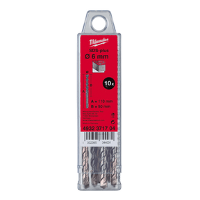 Milwaukee Drill Bits Milwaukee M2 6X110MM SDS Plus Drill Bit  - 4932371704