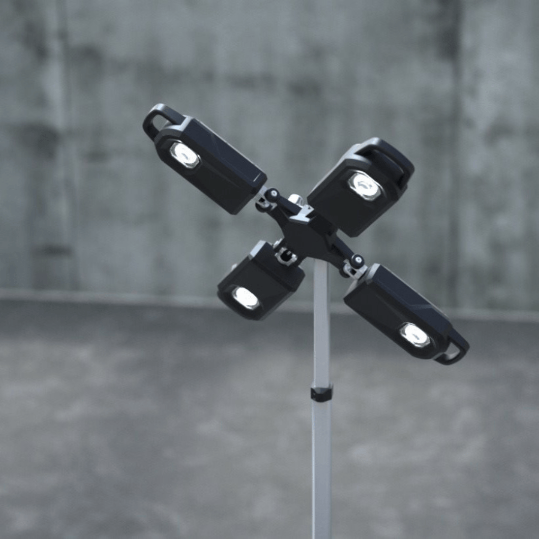 Milwaukee Specialty Safety Equipment Milwaukee MX FUEL Dual Power Stand Area Light with 1x 6.0Ah Battery - MXFTL-601