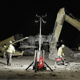 Milwaukee Specialty Safety Equipment Milwaukee MX FUEL Dual Power Stand Area Light with 1x 6.0Ah Battery - MXFTL-601