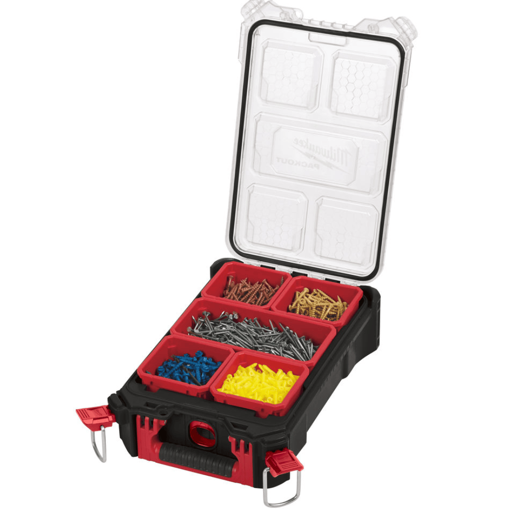 Milwaukee Tool Boxes Bags & Belts Milwaukee Packout Compact Organizer – 4932464083