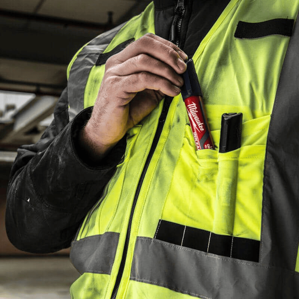 Milwaukee Safety Clothing Milwaukee Premium High Visibility Vest 2XL/3XL - 4932471897