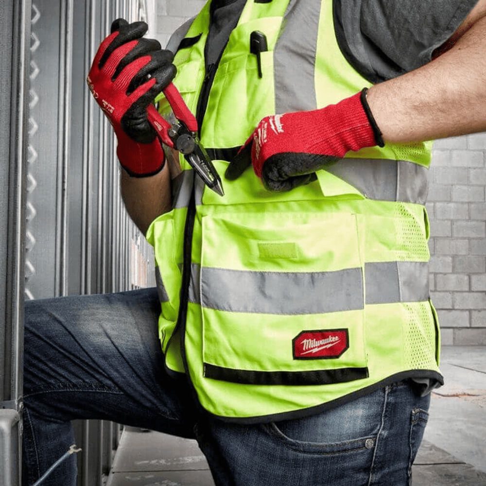 Milwaukee Safety Clothing Milwaukee Premium High Visibility Vest 2XL/3XL - 4932471897
