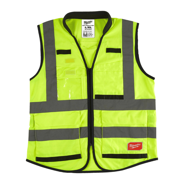 Milwaukee Safety Clothing Milwaukee Premium High Visibility Vest 2XL/3XL - 4932471897