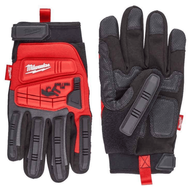 Milwaukee Work Gloves Milwaukee Safety Impact Demolition Gloves 10/XL - 4932471910