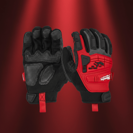Milwaukee Work Gloves Milwaukee Safety Impact Demolition Gloves 8/M - 4932471908