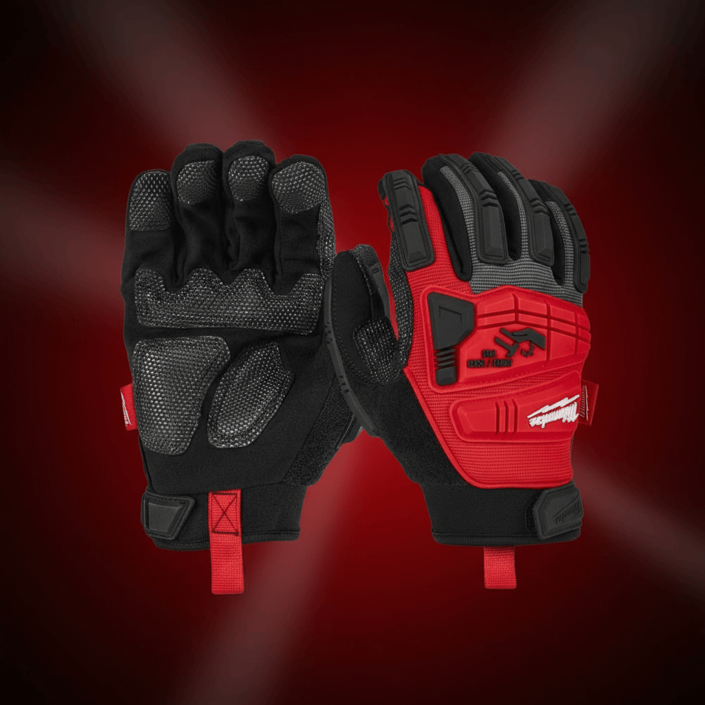 Milwaukee Work Gloves Milwaukee Safety Impact Demolition Gloves 9/L - 4932471909