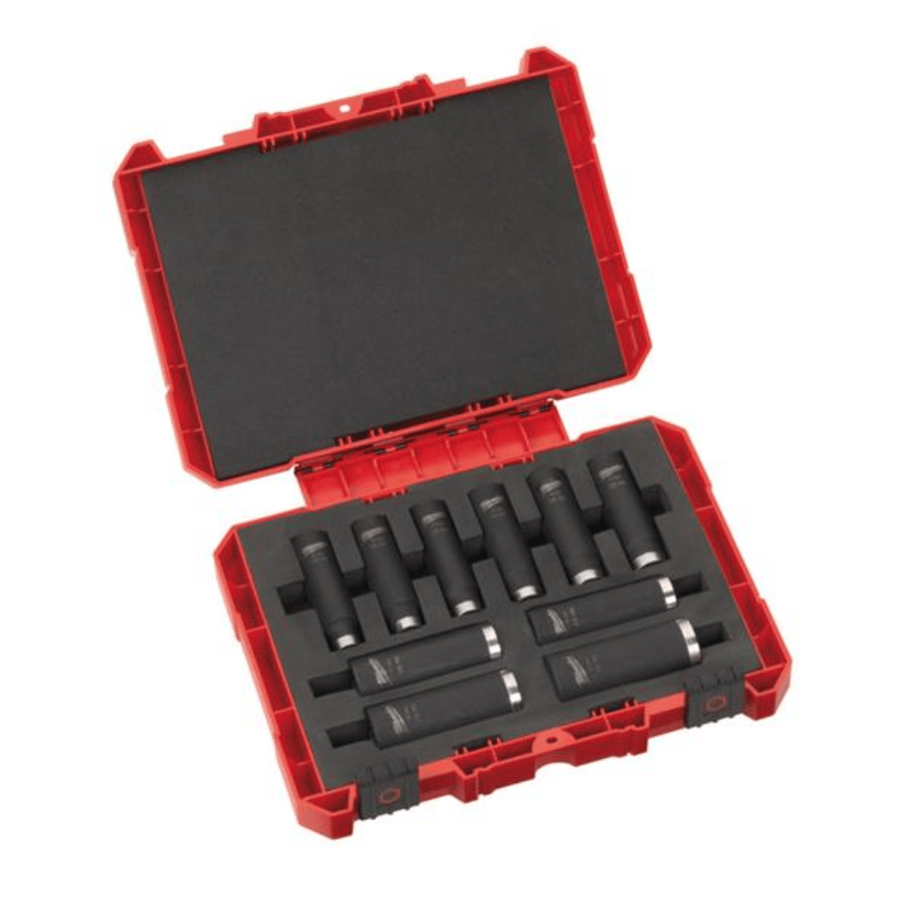 Milwaukee Sockets & Hex Keys Milwaukee Shockwave 1/2" 10-Piece Deep Impact Socket Set – 4932352861