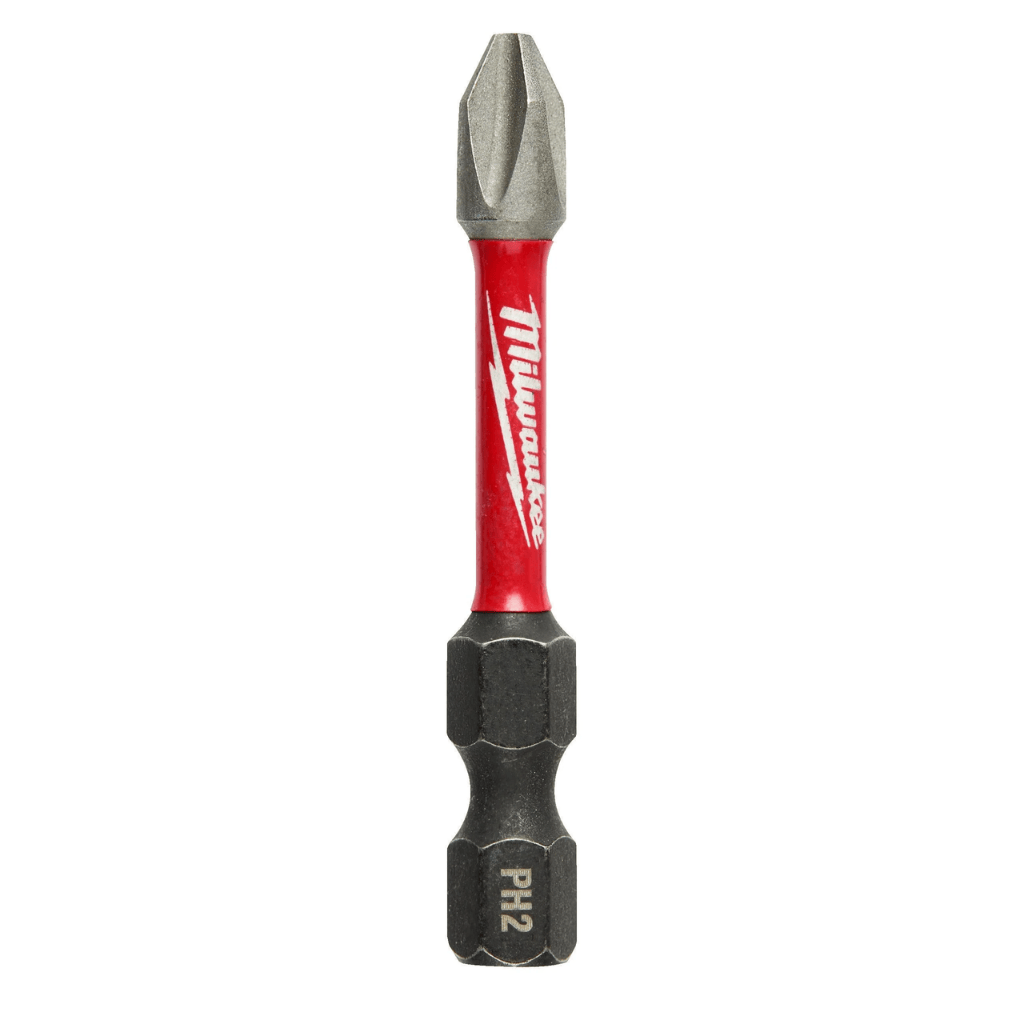 Milwaukee Screwdriver Bits Milwaukee Shockwave Impact Duty Screwdriver Bit PH2 50MM - 4932430854